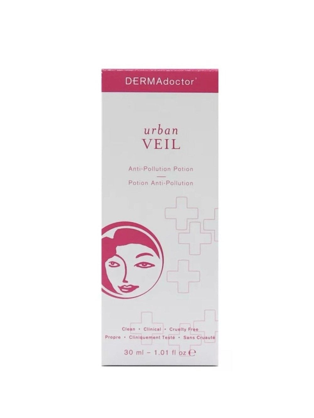 DERMAdoctor Urban Veil anti-pollution potion 30ml/1.01fl oz full size NEW in box
